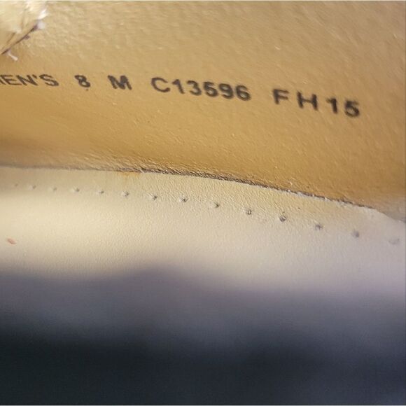 Cole Haan Brown Pebble Leather Wingtip Men's Oxfords Size 8 - Picture 5 of 6